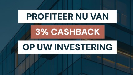 3% cashback actie bij CORUM