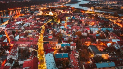 Skyline Kaunas Litouwen